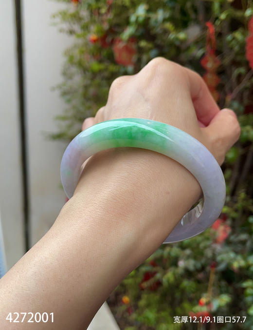4272001，飘翠手镯。具体价格微信咨询 商品图4