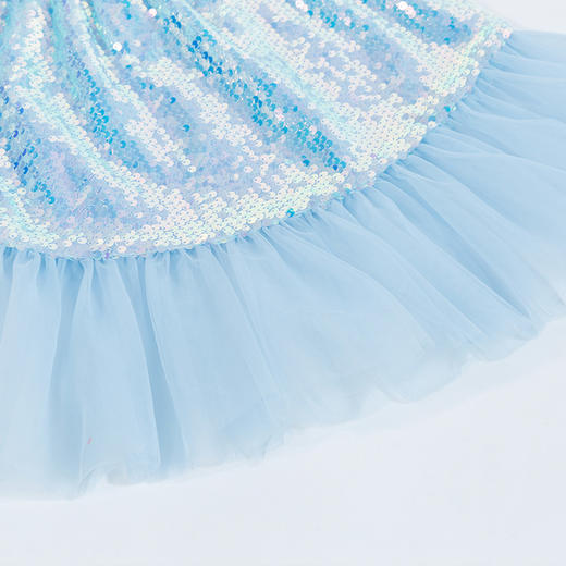 【商城同款】迪士尼女童梦幻亮片网纱半身裙232DQ0227 商品图7