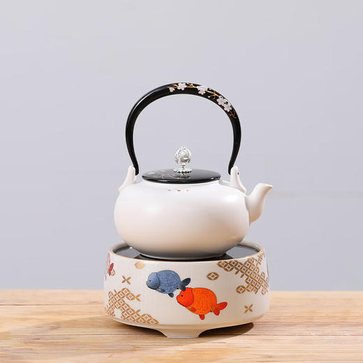 龙隐斋  好多鱼电陶炉煮茶专用家用小型功夫茶具电茶炉智能静音可定时烧水煮茶炉 商品图3