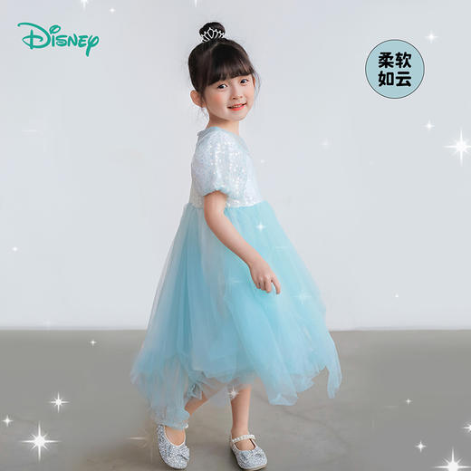 【商城同款】迪士尼夏季女童短袖网纱连衣裙232DQ0228 商品图1