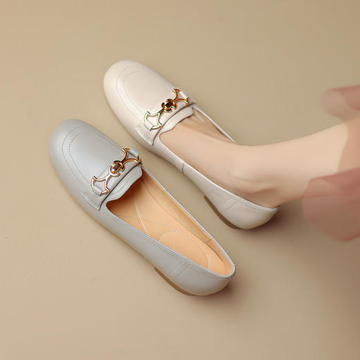 【预售5天】经典款式，里外头层羊皮软呼呼平底单鞋AJ&AJ9308 商品图0