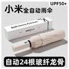 【全新升级12骨双纤维龙骨 伞架强抗风】 全自动收缩小米手柄雨伞折叠男女晴雨两用遮阳 防晒UPF50 太阳伞 商品缩略图1