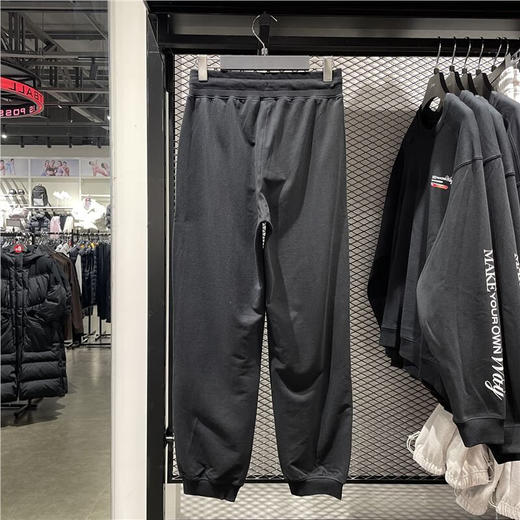 宁（LI-NING）2024春新款女子健身系列运动时尚休闲宽松软弹束脚卫裤 AKLU114 商品图4