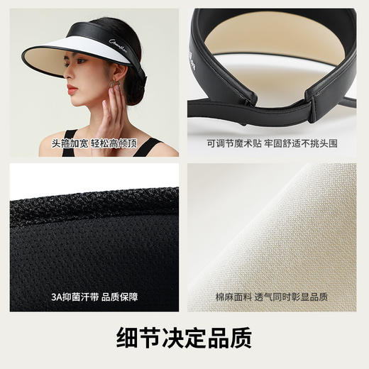 【静静】CHRISSIE MORRIS 颗里 红·黑系列防晒帽 商品图5