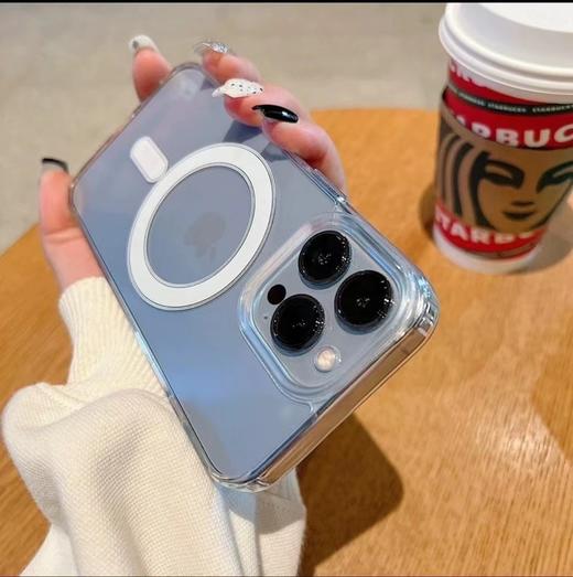 透明磁吸无线手机壳tpu全包软壳苹果14以上 商品图3