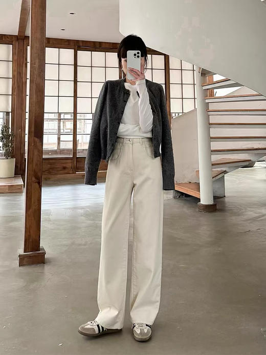 YKK米色牛仔裤 商品图2