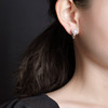 S925纯银，淡水珍珠简约气质设计感圆珠耳环复古优雅百搭耳夹CW-274 商品缩略图3