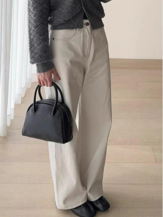 YKK米色牛仔裤 商品图3