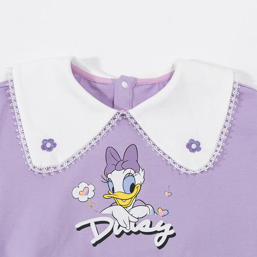 迪士尼（Disney）春秋女童纯棉套装时尚百搭运动休闲卫衣长裤两件套装 ZD1DT018 商品图2