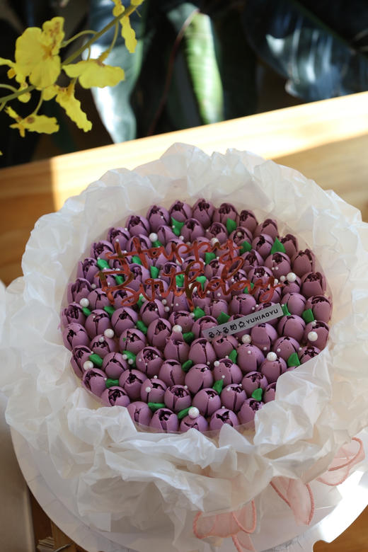 紫色系花束蛋糕 商品图1