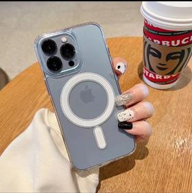 透明磁吸无线手机壳tpu全包软壳苹果14以上