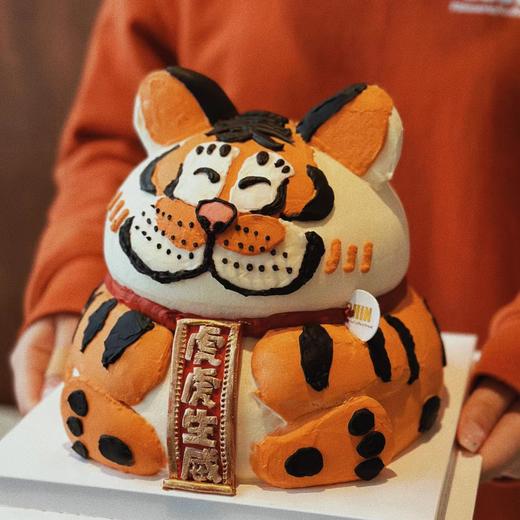 虎虎生威卡通立体老虎蛋糕 商品图1