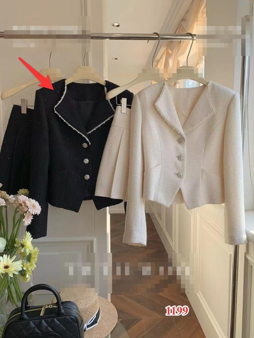 【门店同款】ENJOY春季珍珠边细闪半裙套装 155945341 商品图1