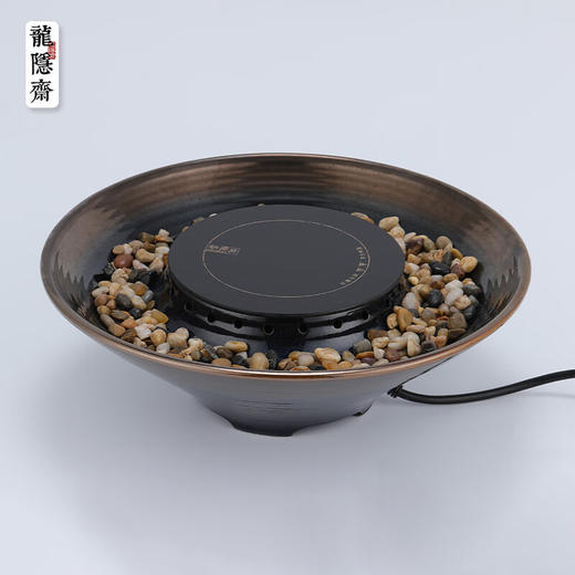 龙隐斋厂家直发 金银烧观水电陶炉煮茶小型台式煮茶炉功夫茶专用电茶炉银壶铁壶陶壶烧水泡茶炉 商品图0