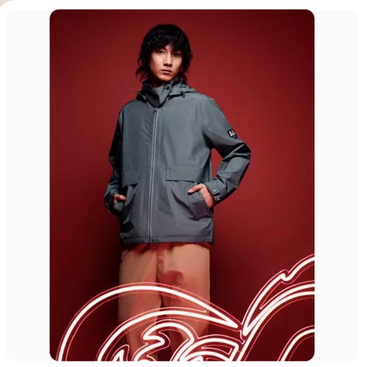 AIGLE艾高新款GORE-TEX防风雨夹克冲锋衣男AS86 商品图3