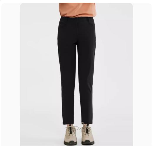 AIGLE艾高新款女士WR防泼水户外运动休闲时尚直筒长裤AW33 商品图2