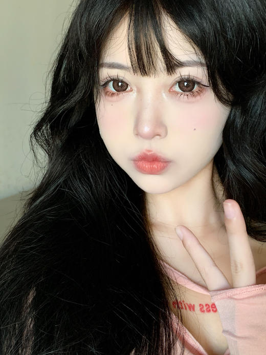 正品大直径年抛 Sheepcon朗姆酒美瞳 直径14.5着色14.4 韩国 商品图0