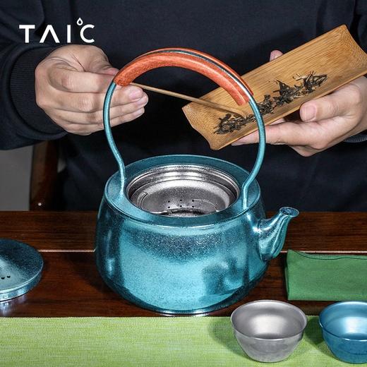 英国 TAIC太可 纯钛 泡茶壶 单层 1000ml 商品图3