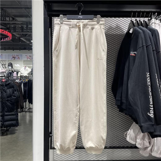 宁（LI-NING）2024春新款女子健身系列运动时尚休闲宽松软弹束脚卫裤 AKLU114 商品图1