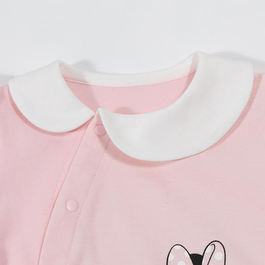 迪士尼（Disney）婴幼哈衣春秋女童侧开扣连体衣纯棉舒适连体服爬服 ZD1DL002 商品图2