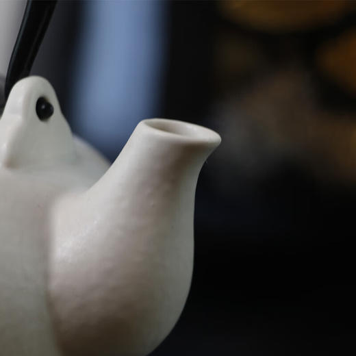 龙隐斋 龙隐斋 电陶炉专用烧水壶 可泡茶煮茶 柿形壶（白） 商品图4