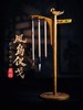 西泠印社 凤鸟仪戈毛笔架 笔挂 书法国画毛笔简约摆件 中国风创意文房四宝套装 礼品礼盒 仿古铜器笔挂 铜文房 商品缩略图0