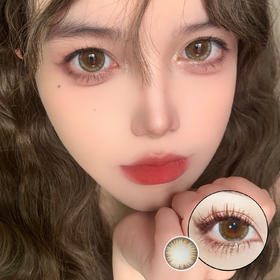 正品大直径年抛 Sheepcon纸杯蛋糕棕美瞳 直径14.5着色14.4 韩国