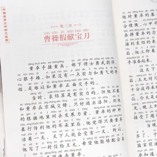 世界经典课外大阅读系列 彩图注音版 三国演义 商品图3