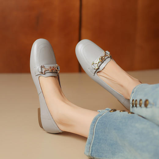 【预售5天】经典款式，里外头层羊皮软呼呼平底单鞋AJ&AJ9308 商品图12