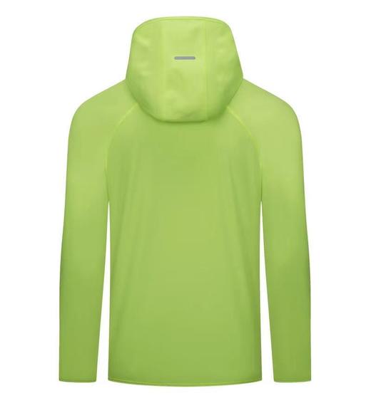 男女跑步风衣轻薄透气运动外套春秋季四面弹户外长袖拉链帽衫荧光 商品图11