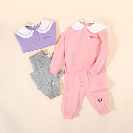迪士尼童装女童套装甜美休闲卫衣套装 ZD1DT004 商品图7