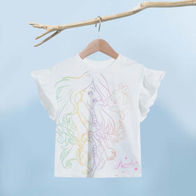 【商城同款】迪士尼夏季女童短袖T恤232DS0978