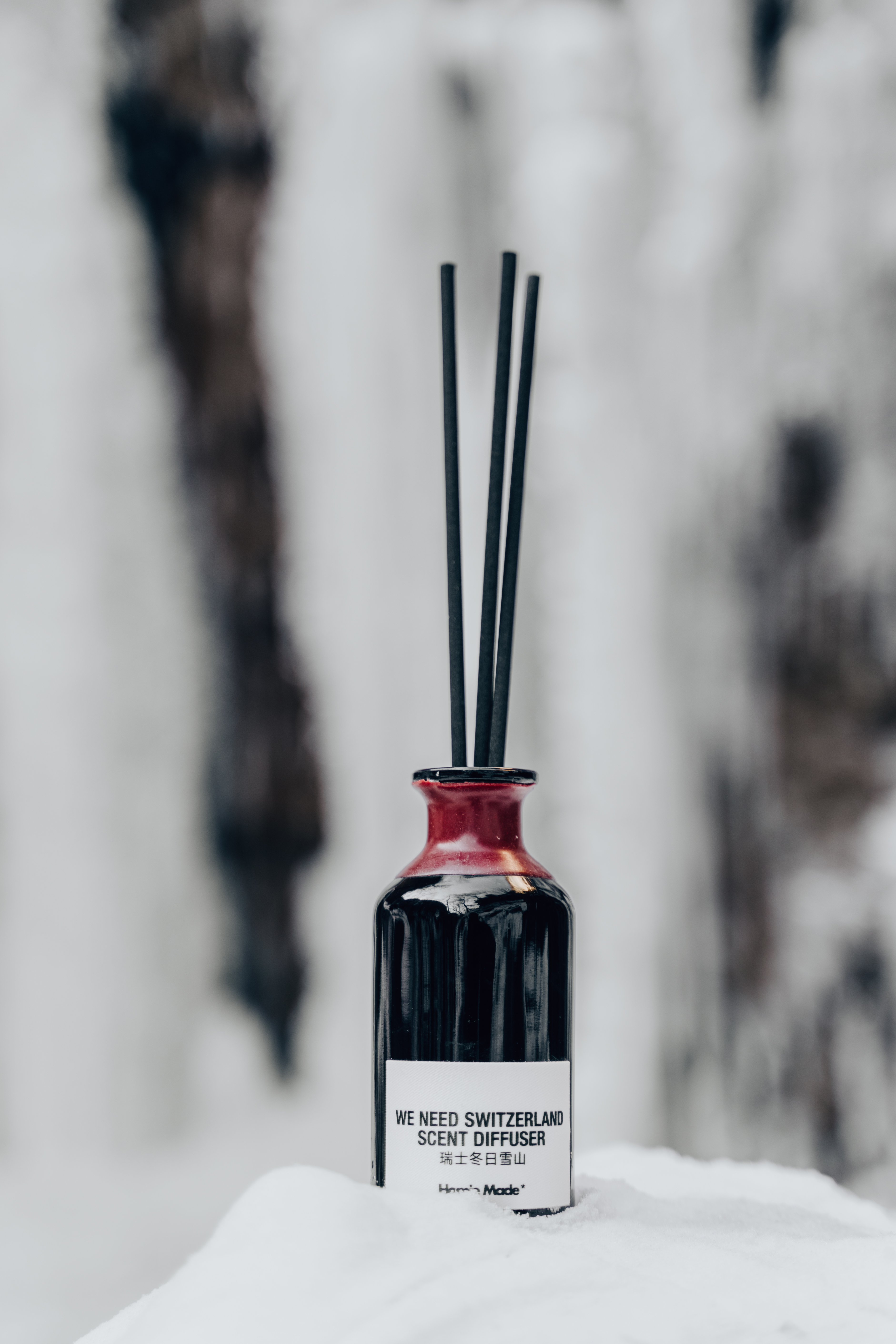 瑞士冬日雪山藤条香薰