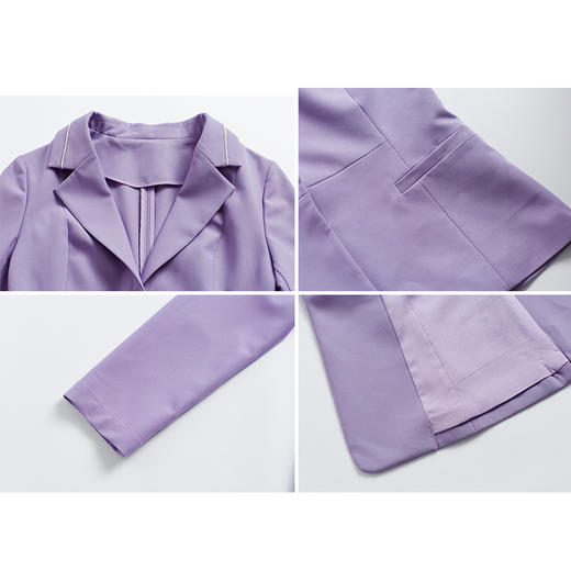 EIIR司歌修身一粒扣西装外套长袖端庄EB891238 商品图1