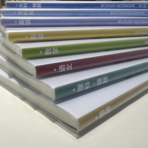 博酷B5/80页原素系列语文/数学/英语/全科目/理科错题/文科错题/错题集/阅读学科EVA胶套本 商品图2