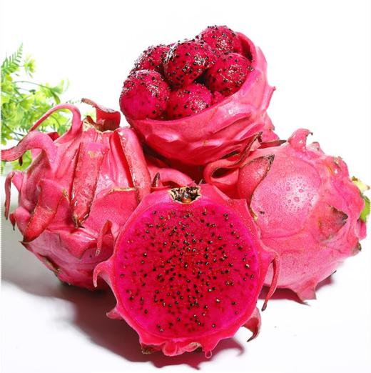 【买2斤送3斤共5斤 海南爆汁红心火龙果】爆汁红心火龙果 今年红红火火 健康有营养 5斤只需这个价？红肉秘宝 一吃一个不吱声-HLG01 商品图3