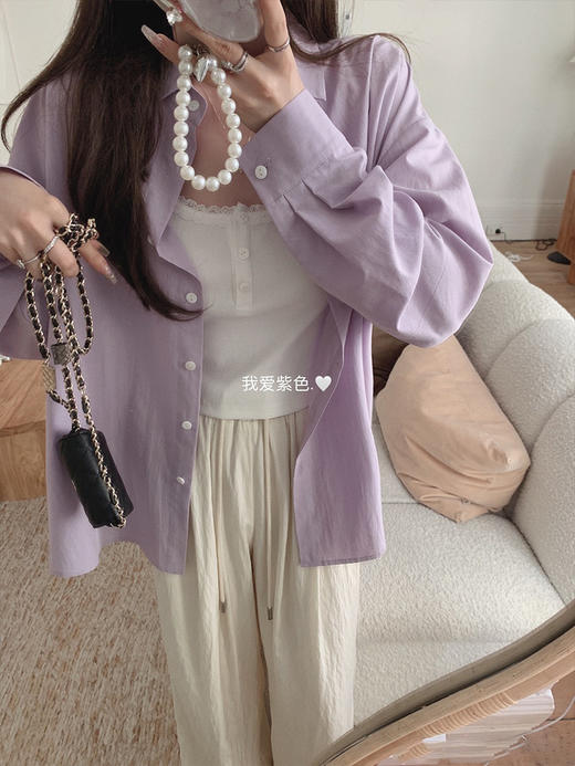 金蘑菇菇  皱皱裤/ 垂感拖地凉凉裤直筒宽松休闲防晒长裤女 商品图9