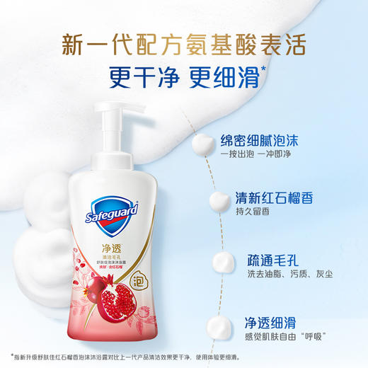 舒肤佳焕肤红石榴泡沫沐浴露500ml 商品图2