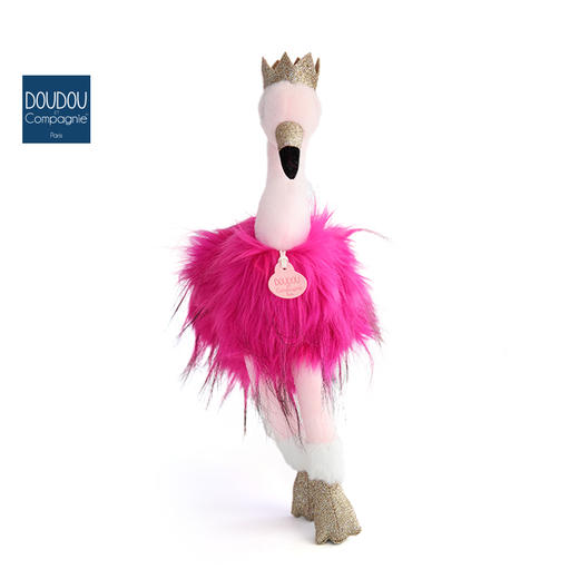 DOUDOU 粉红火烈鸟-30cmDOUCHO2766玩偶 商品图3