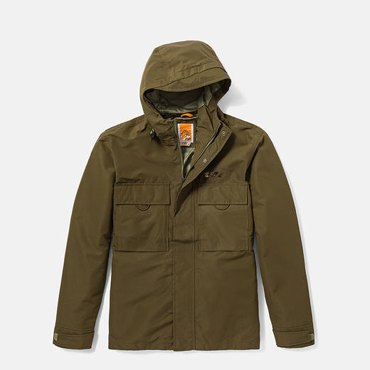 大树 男士2024新款户外休闲防风防水徒步连帽冲锋外套 特惠 Z-11339 商品图3