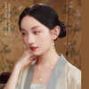 yshm--02003【云赏珠宝】高端系列-新中式和田玉白玉吉祥结套装（路路通项链、耳坠）925纯银 商品缩略图5