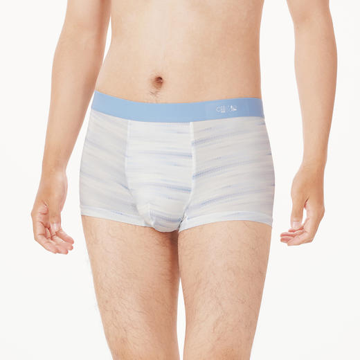 都市丽人都市锋尚潮流时尚内裤男凉感冰丝男士内裤平角内裤FK4CA2 商品图1