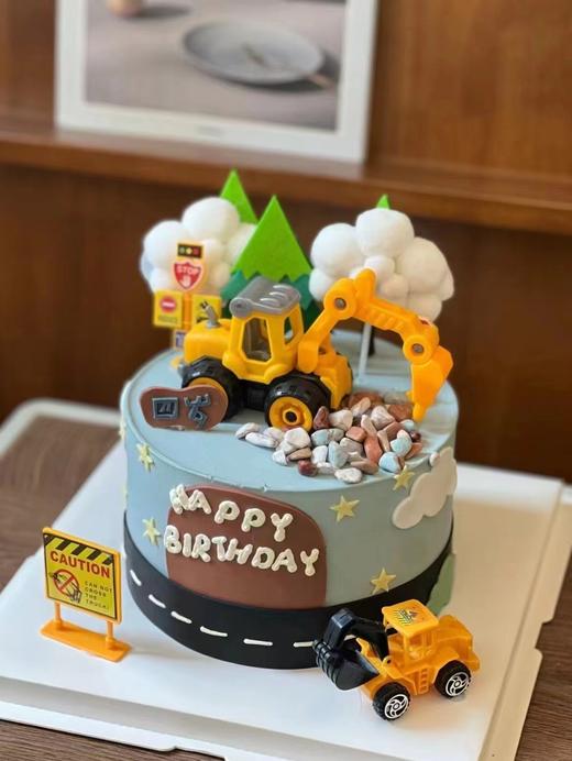 【生日蛋糕】挖掘机款 商品图0