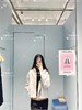 点此购买 miumiu春季女士棉制开衫夹克拉链外套 ly 280548 商品缩略图2