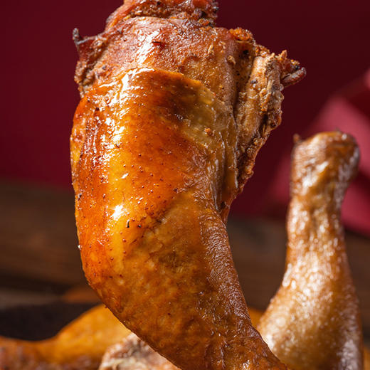 大鸡腿开袋即食熟肉类充饥宵夜小吃食品零食休闲小吃代餐速食年货 商品图2