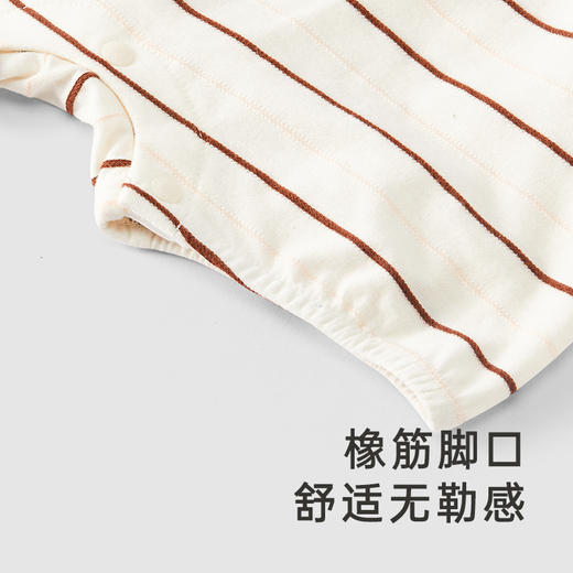 【商场同款】英氏纯棉连体衣男宝短袖透气婴儿衣服春夏新款 商品图3