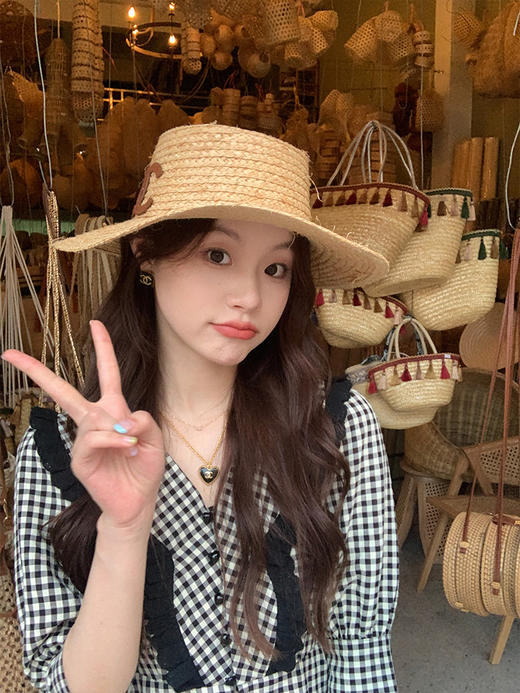 XS码 金蘑菇菇  白昼童话 / 法式泡泡袖娃娃领衬衫短款收腰上衣 商品图2