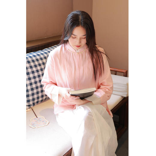 【抖音专属】【春和景明系列】立领小衫（24710228十样锦） 商品图2