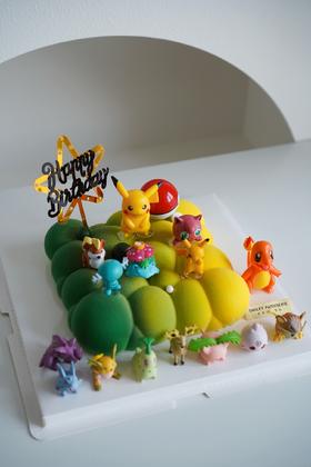 法式慕斯蛋糕 | 覆盆子荔枝乳酪 - 泡泡皮卡丘