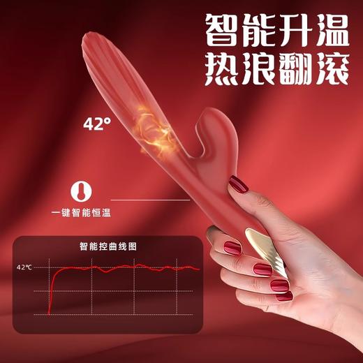 美国viotec【空气吮吸+仿真伸缩】加温震动棒/手持式炮击 商品图2